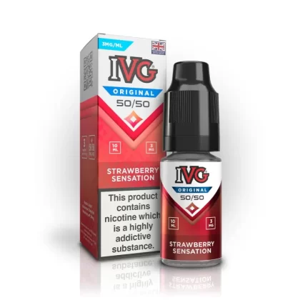IVG Original 50/50 Strawberry Sensation - 10 Pack - 12mg