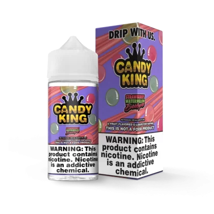 Candy King - Strawberry Watermelon Bubblegum - 100ML E-Liquid - 3MG