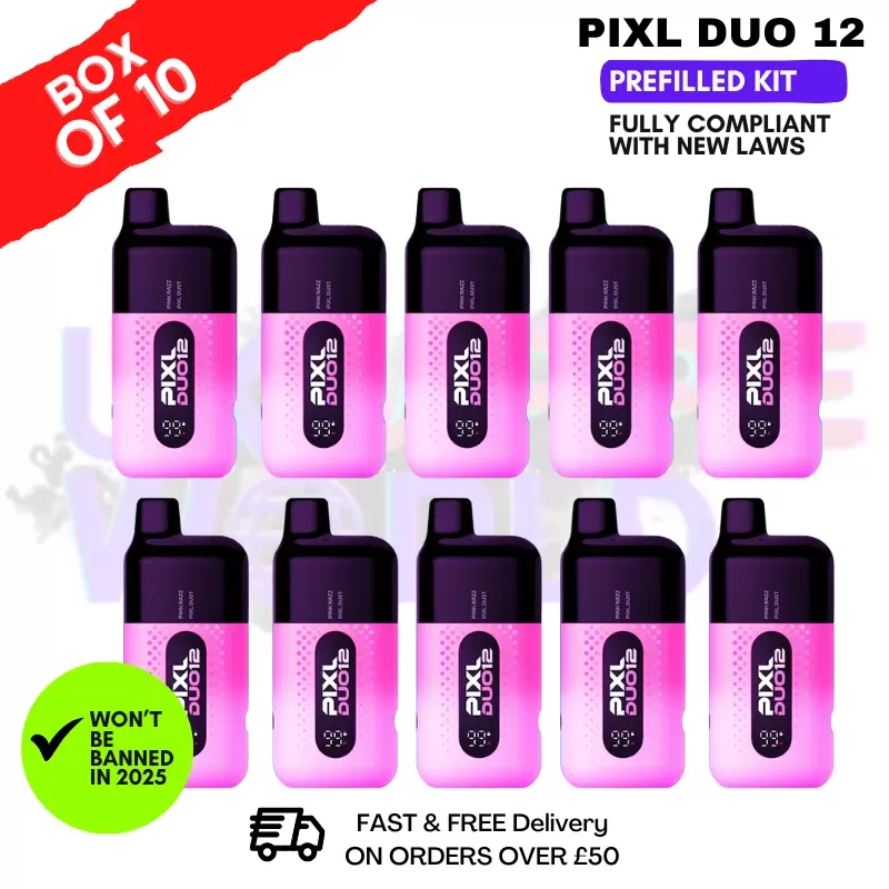 Pink Edition Pixl Duo 12 Pod Kit Box Of 10 – ONLY £71.99
