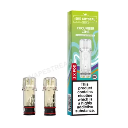 SKE Crystal Plus Cucumber Lime Prefilled Pod - Vapestreams Co
