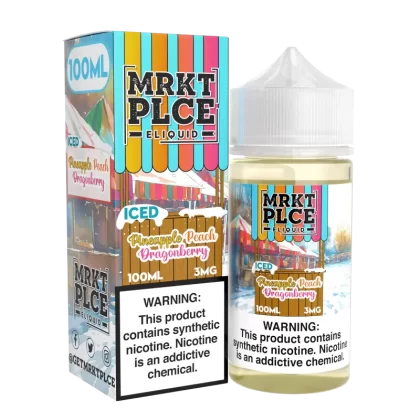 MRKTPLCE - ICED Pineapple Peach Dragonberry - 100ML E-Liquid