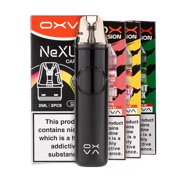 OXVA NeXlim 2 Pod Kit Bundle - Black Warrior / 0.6ohm - Image 2
