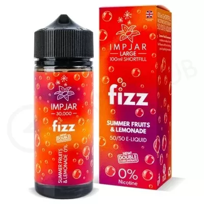 Summer Fruits & Lemonade Shortfill E-Liquid by Imp Jar Fizz 100ml