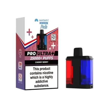 Hayati Pro Ultra Plus 25000+ Refill Pods Cherry Berry