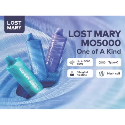 Lost Mary MO5000 - Blue Trio (Blueberry Raspberry Pomegranate)