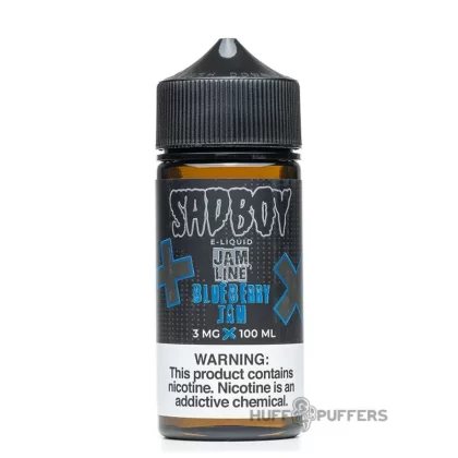 Sadboy Jam Line – Blueberry Jam 100mL - Nicotine Strength#0mg>3mg>6mg