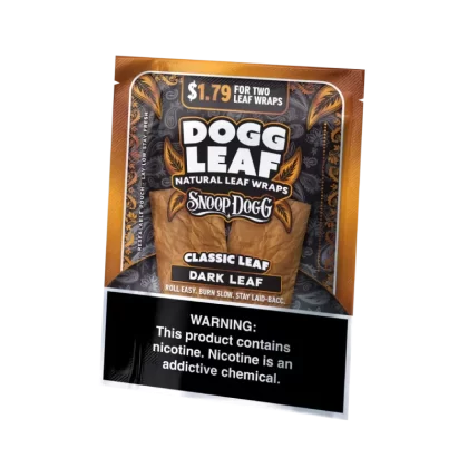 Dogg Leaf Flat Wraps Dark Leaf