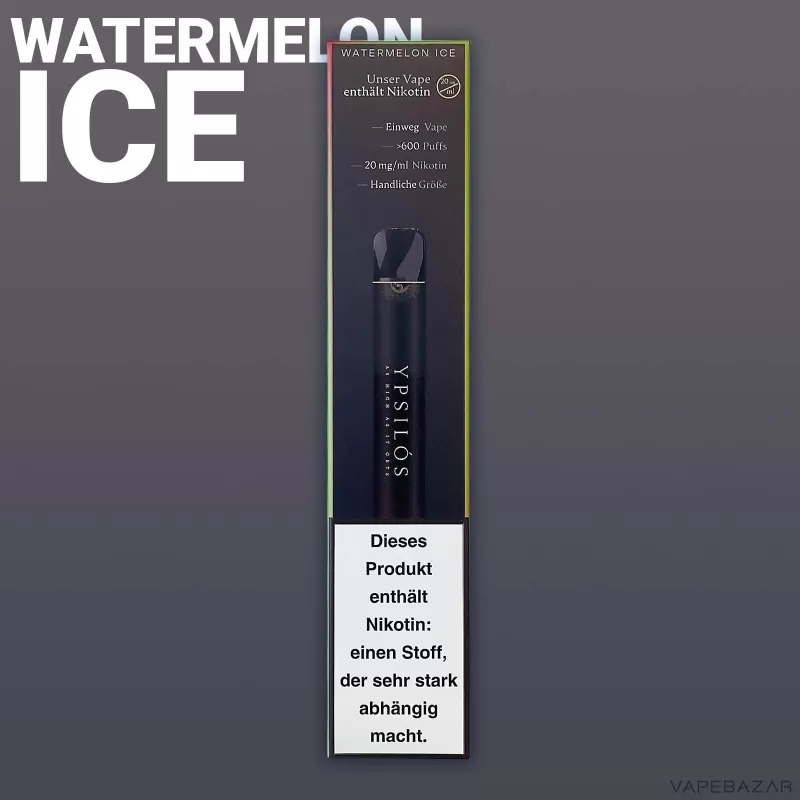 Ypsilos Einweg E-Zigarette – Watermelon Ice - Image 2