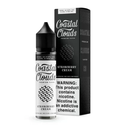 Strawberry Cream (The Voyage) by Coastal Clouds 60ml - Vape Product, Vape Product (F12A79)