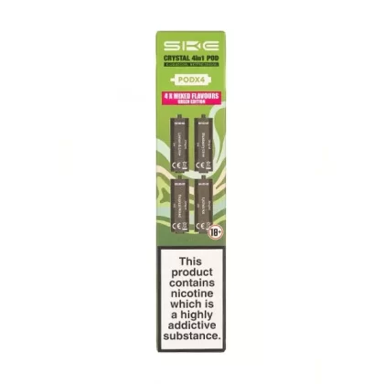 Green Edition Crystal 4 in 1 Prefilled Pods by SKE