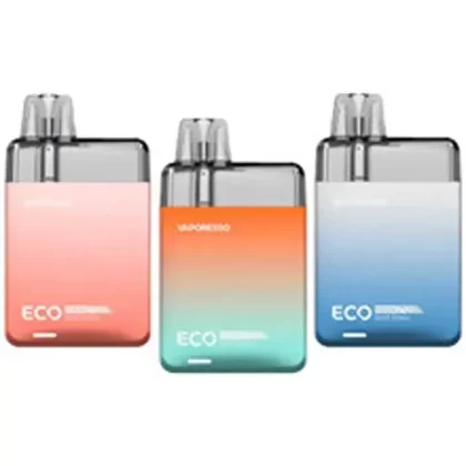 Vaporesso ECO Nano Pod System - Color#Creamy Purple>Foggy Blue>Ivory White>Midnight Black>Peach Pink>Spring Green>Summer Yellow>Metal Edition -Phantom Blue>Metal Edition -Sakura Pink>Metal E