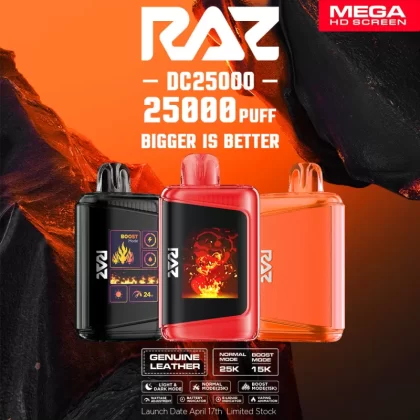 RAZ LTX 25K Puff Disposable Device – 25000 Puffs - Clear Sapphire