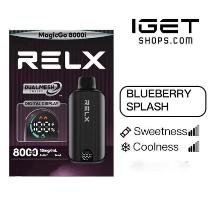 Relx Magicgo i8000 Blueberry Splash - Vape Store