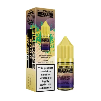 Elux Firerose Blackcurrant Lemonade Nic Salt E-Liquid - Nicotine Strength#10mg>20mg