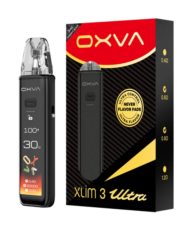 OXVA Xlim 3 ULTRA Pod Kit - Metal Silver - Nykecigs - Image 2