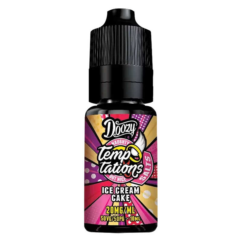 Doozy Temptations Ice Cream Cake Nic Salt E-Liquid - Nic Salt#10mg>20mg