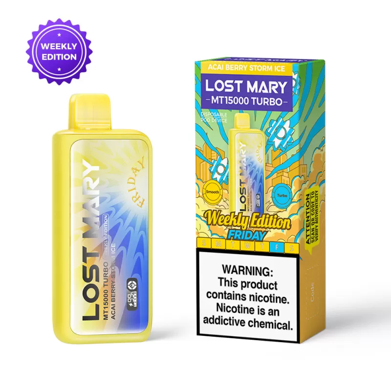 Lost Mary MT15000 Turbo Weekly Edition Disposable – 15000 Puffs - Grape Jelly (Monday) - Image 2