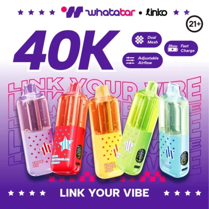 whatabar linko 40K Puff Disposable Device