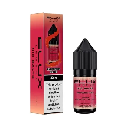 Elux Legend Raspberry Peach Nic Salt e-Liquid - Vapestreams Co