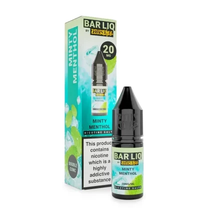 Minty Menthol Nic Salt Bar Liq By Zeus Juice