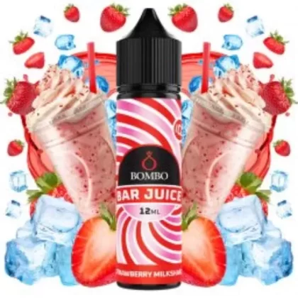 Strawberry Milkshake Ice 12ml (Longfill) (Bombo Bar Juice)