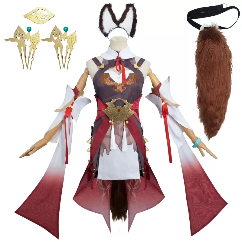 Tingyun Style Costume Sci-Fi Foxian Amicassador Cosplay Outfit - Image 3