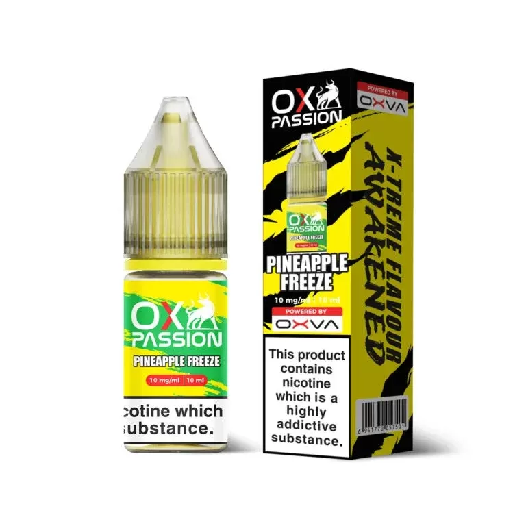 Ox Passion Pineapple Freeze Nic Salts By Oxva