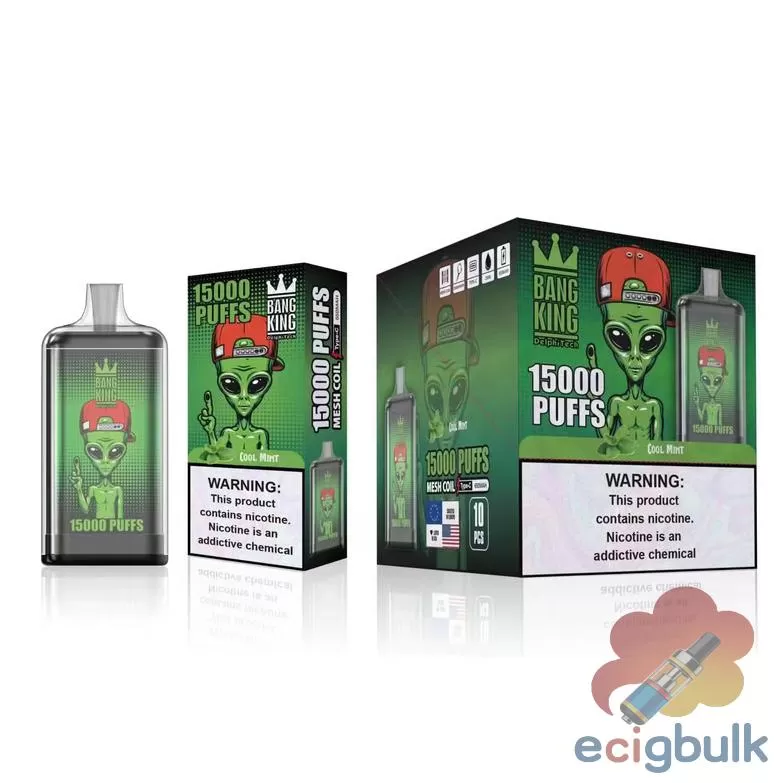 Bang King 15000 Disposable Vape – 15K Puffs, Rechargeable & Multi-Nicotine - Image 2