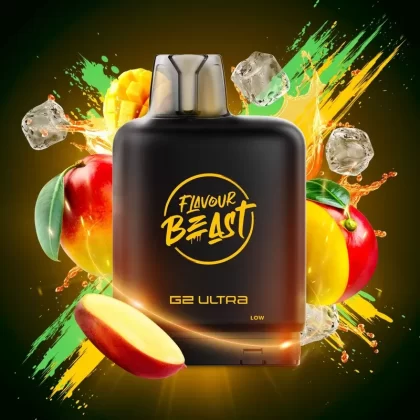 LEVEL X G2 ULTRA – FLAVOUR BEAST 50k – CHUGGIN’ MANGO SPRITZ ICED