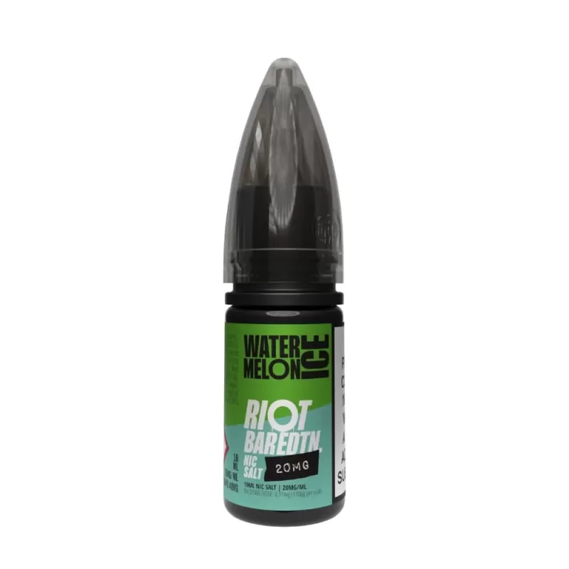Watermelon Ice Nic Salt E-Liquid Bar Edition by Riot Squad (10ml) - 5mg