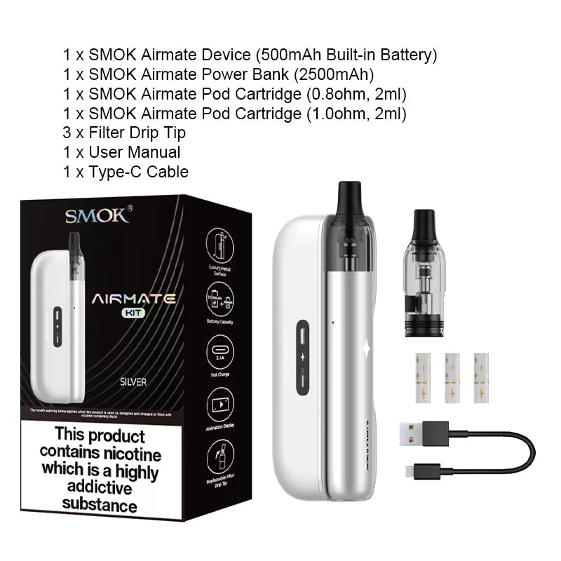 SMOK Airmate Pod Kit 15W - Pink - Image 3