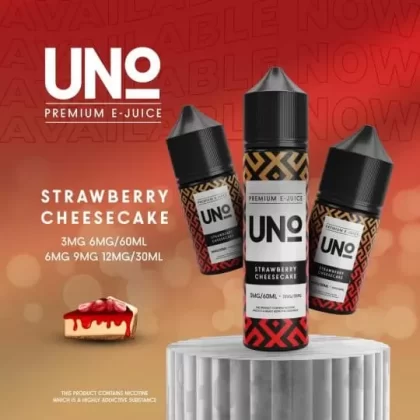 UNO STRAWBERRY CHEESECAKE VAPE ELIQUID - Elegantvapestore