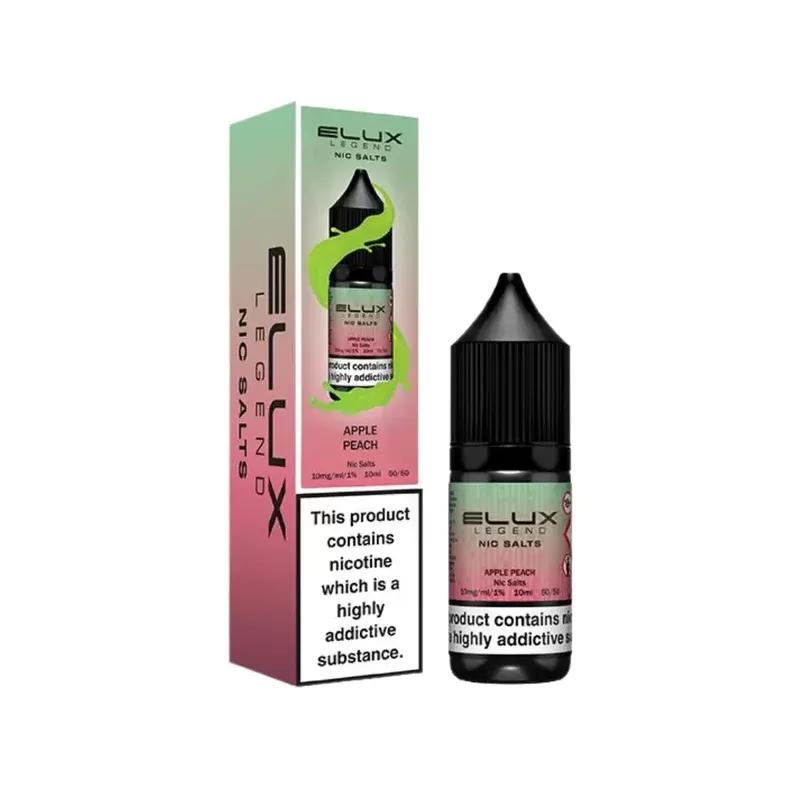 Elux Legend Apple Peach 10ml Nic Salt E-liquid - Vape Product, Vape Product