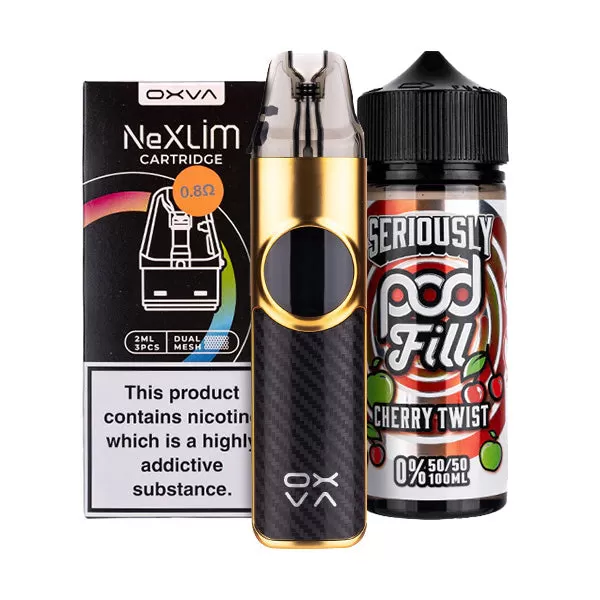 OXVA NeXlim Nicotine Free Bundle - Rose Gold / 1.2ohm
