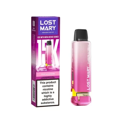Pink Lemonade Lost Mary Nera 15K Prefilled Pods