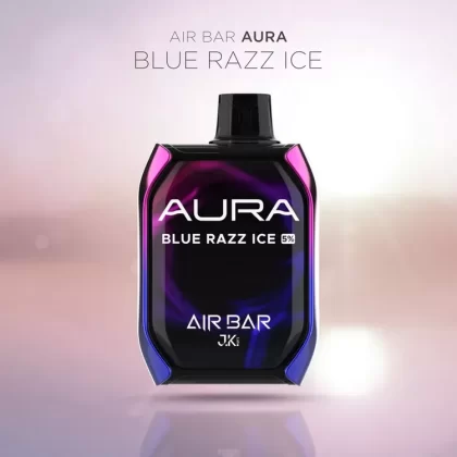 AirBar Aura Disposable Vape – Blue Razz Ice 50mg (25000 Puffs)