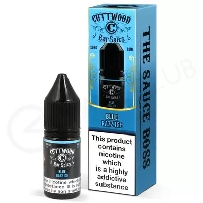 Blue Razz Ice Nic Salt E-Liquid by Cuttwood Bar Salts