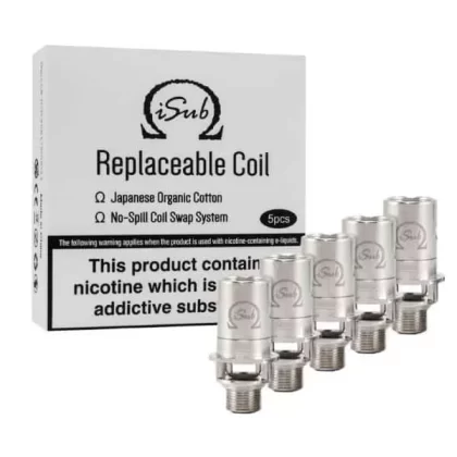 Innokin ISUB Coils 0.2/ 0.5/ 1.0/ 1.2 ohm Replacement Coil 5-Pack - Vapestorm Co