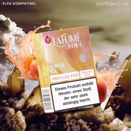 La Fume Nova Pods – Peach Ice (2er Pack) - La Fume / Glycerin / Propylenglykol / Aromastoffe / Nikotin
