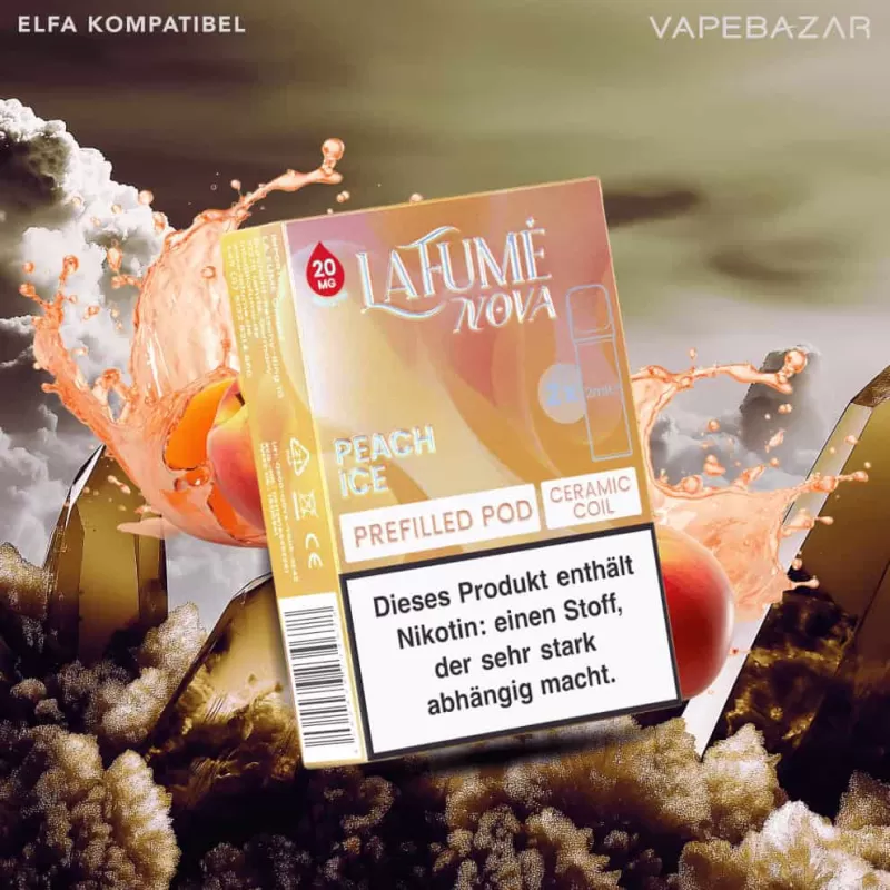 La Fume Nova Pods – Peach Ice (2er Pack) - La Fume / Glycerin / Propylenglykol / Aromastoffe / Nikotin