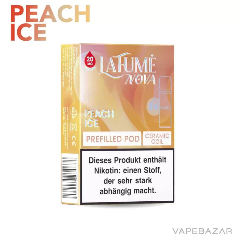 La Fume Nova Pods – Peach Ice (2er Pack) - La Fume / Glycerin / Propylenglykol / Aromastoffe / Nikotin - Image 2