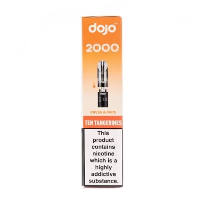 Ten Tangerines Dojo Blast 2000 Go Prefilled Pod + Refill by Vaporesso