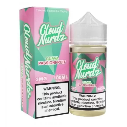 Cloud Nurdz Guava Passion Fruit TF Vape Juice 100ml - Vape Product, Vape Product