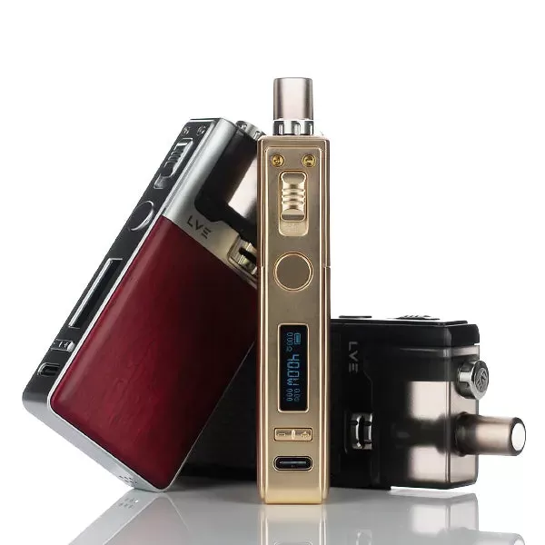 LVE Orion II 40W Pod Mod System - Gold - Forged Carbon