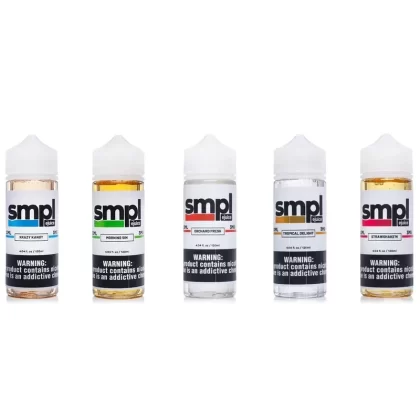 SMPL 5 Bottle Bundle - 600mL (5x120mL); Vape Product, Vape Product (397E9C)
