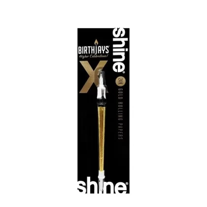 Shine x BirthJay 24k Gold Cone Cake Topper - Vape Store