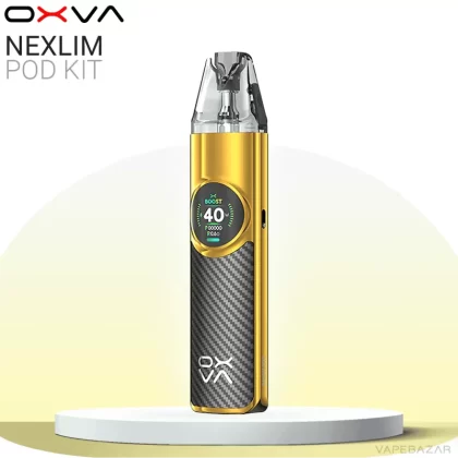 OXVA NeXlim Pod Kit – Black Gold - Pod Kit / OXVA / 1500 mAh / max. 40 Watt / 4ml / USB-C