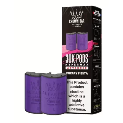 Al Fakher 30k Hypermax Prefilled Pods Cherry Fiesta - Strength#20mg