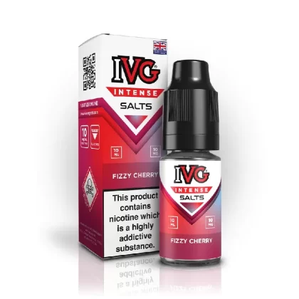 IVG INTENSE FIZZY CHERRY 10ML NIC SALT E-LIQUID