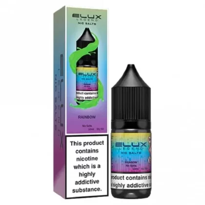 ELUX Rainbow Nic Salt E Liquid – Legend Series (10ml)